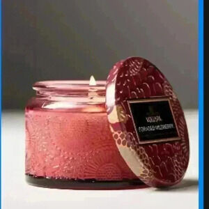 VOLUSPA JAPONICA FORAGED WILDBERRY GLASS JAR CANDLE small
